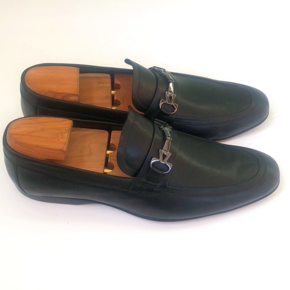 Versace Authentic Mens Black Dress Shoes, Size 41 main image 4